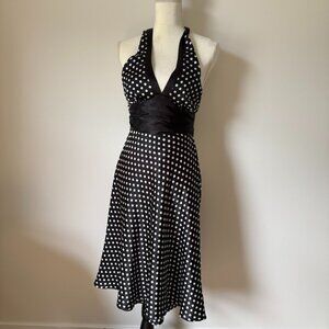 Vintage Forever Dress Polka Dot Size S